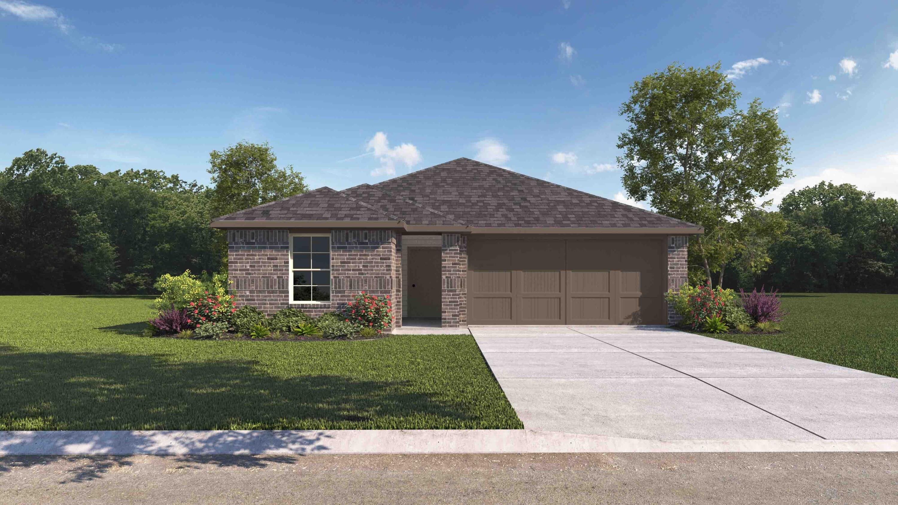 218 14th Street Wolfforth, TX 79382 - Photo 1 of 14 a front view of house with yard and green space