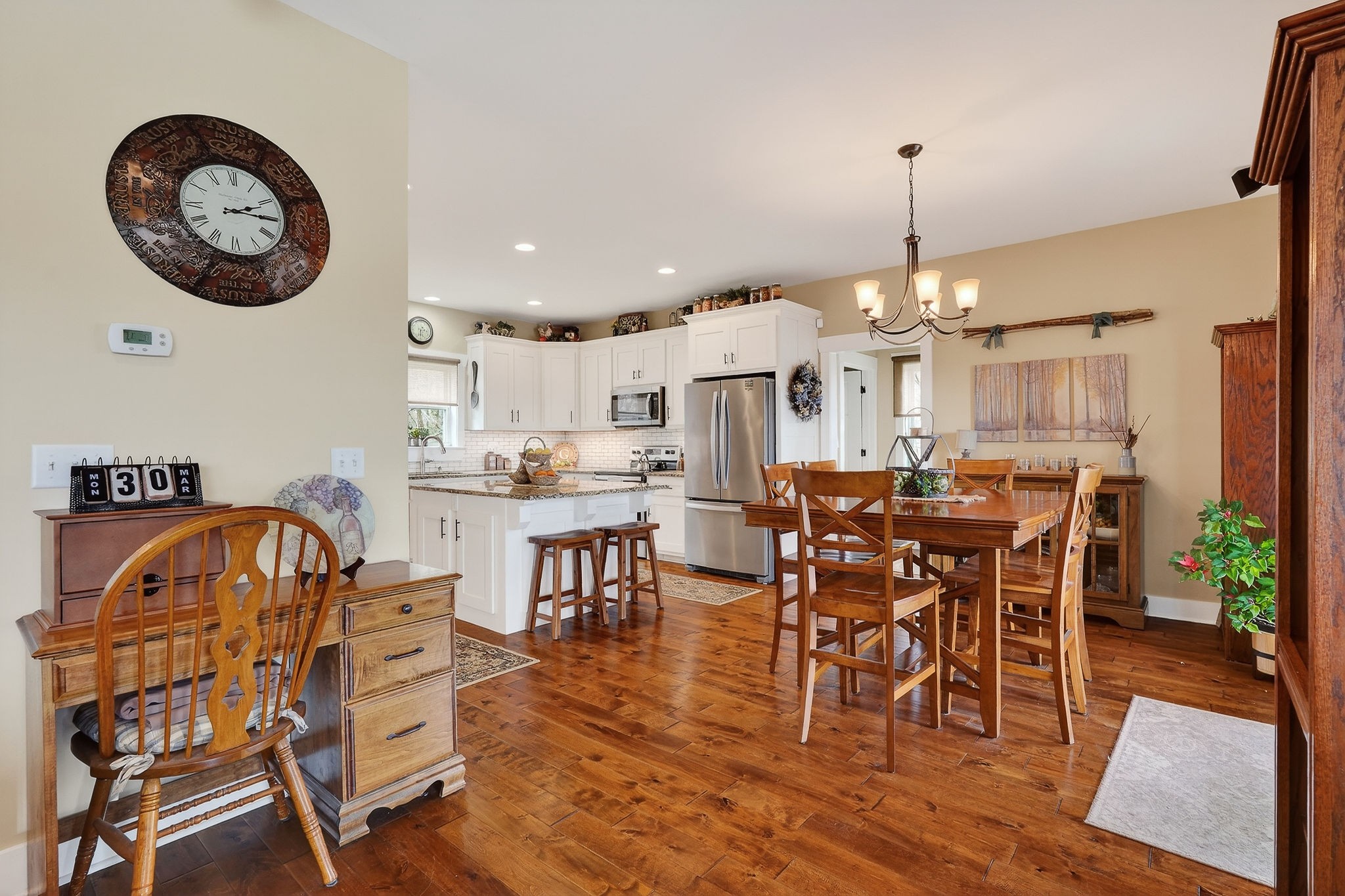 195 Coventry Way Smithville, TN 37166 - Photo 25 of 62 a view of a dining room with furniture and wooden floor
