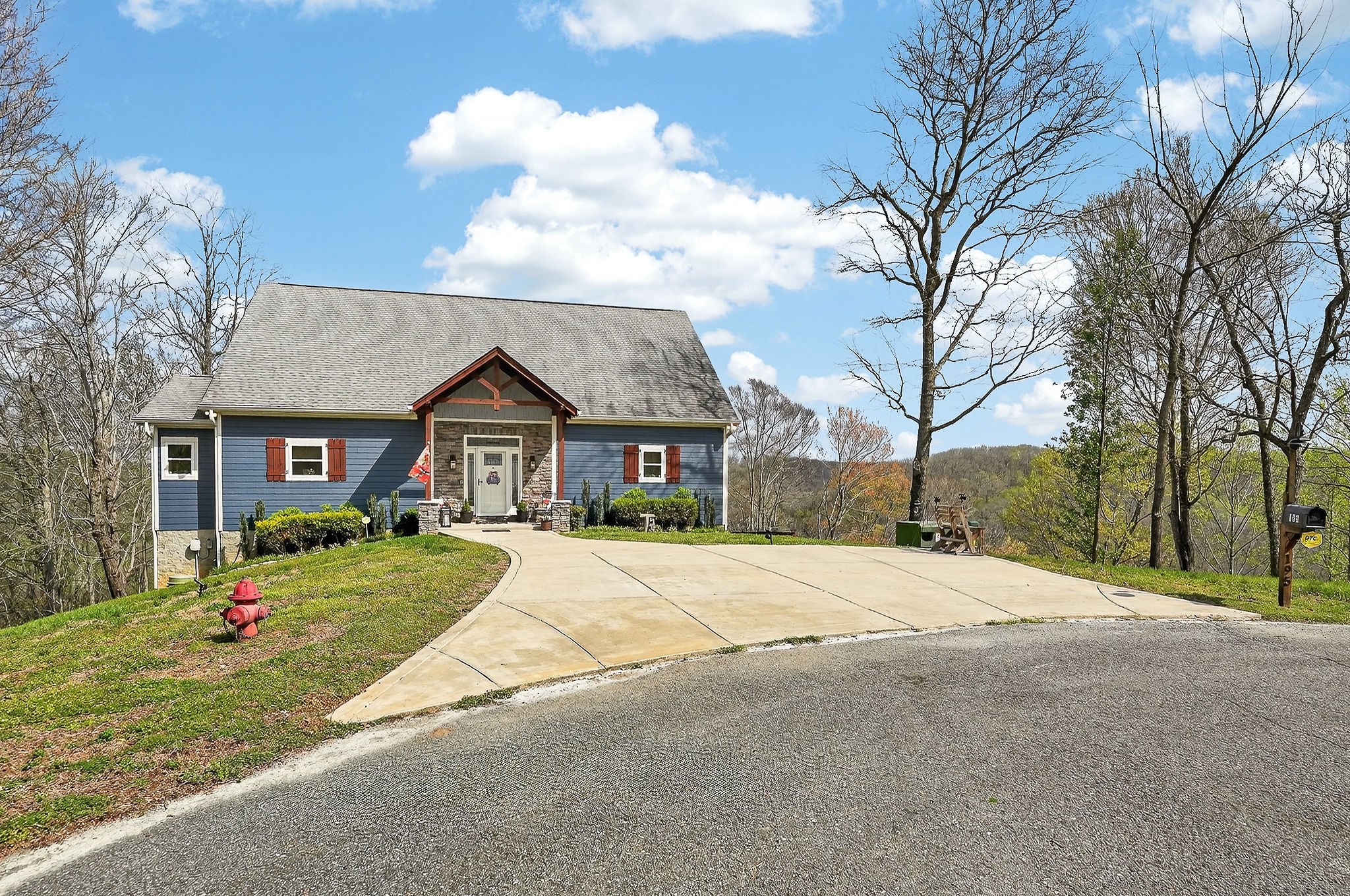 195 Coventry Way Smithville, TN 37166 - Photo 52 of 62 a front view of a house with a yard and garage