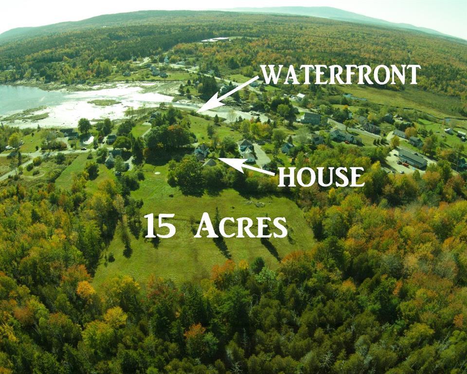 22 Corea Road Gouldsboro, ME 04669 - Photo 2 of 35 Lovely Ariel view of the property.