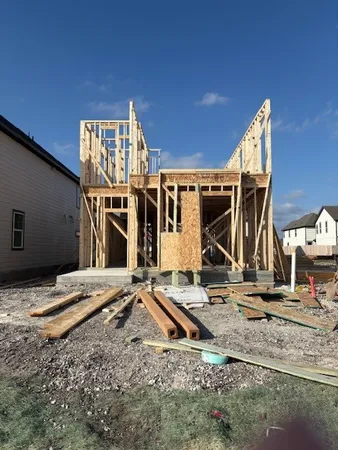 a view of a house with gym equipment
