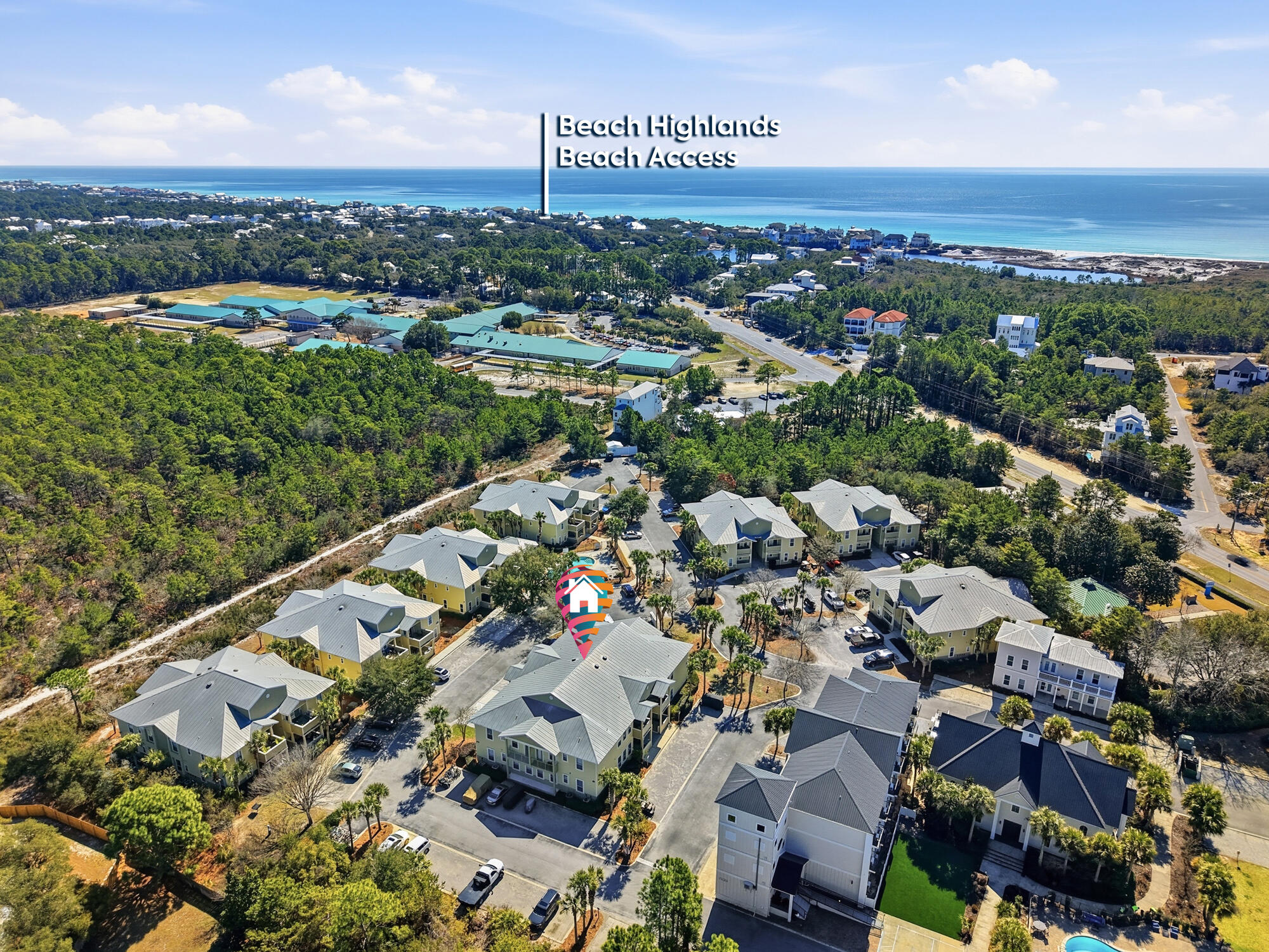 122 Shorebird Drive, Unit 821 Santa Rosa Beach, FL 32459 - Photo 31 of 36 an aerial view of a city