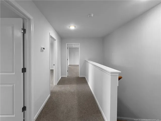 a view of small space with wooden floor