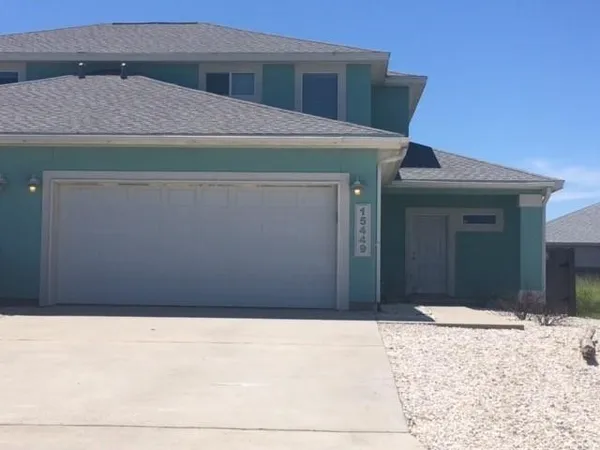 a front view of house