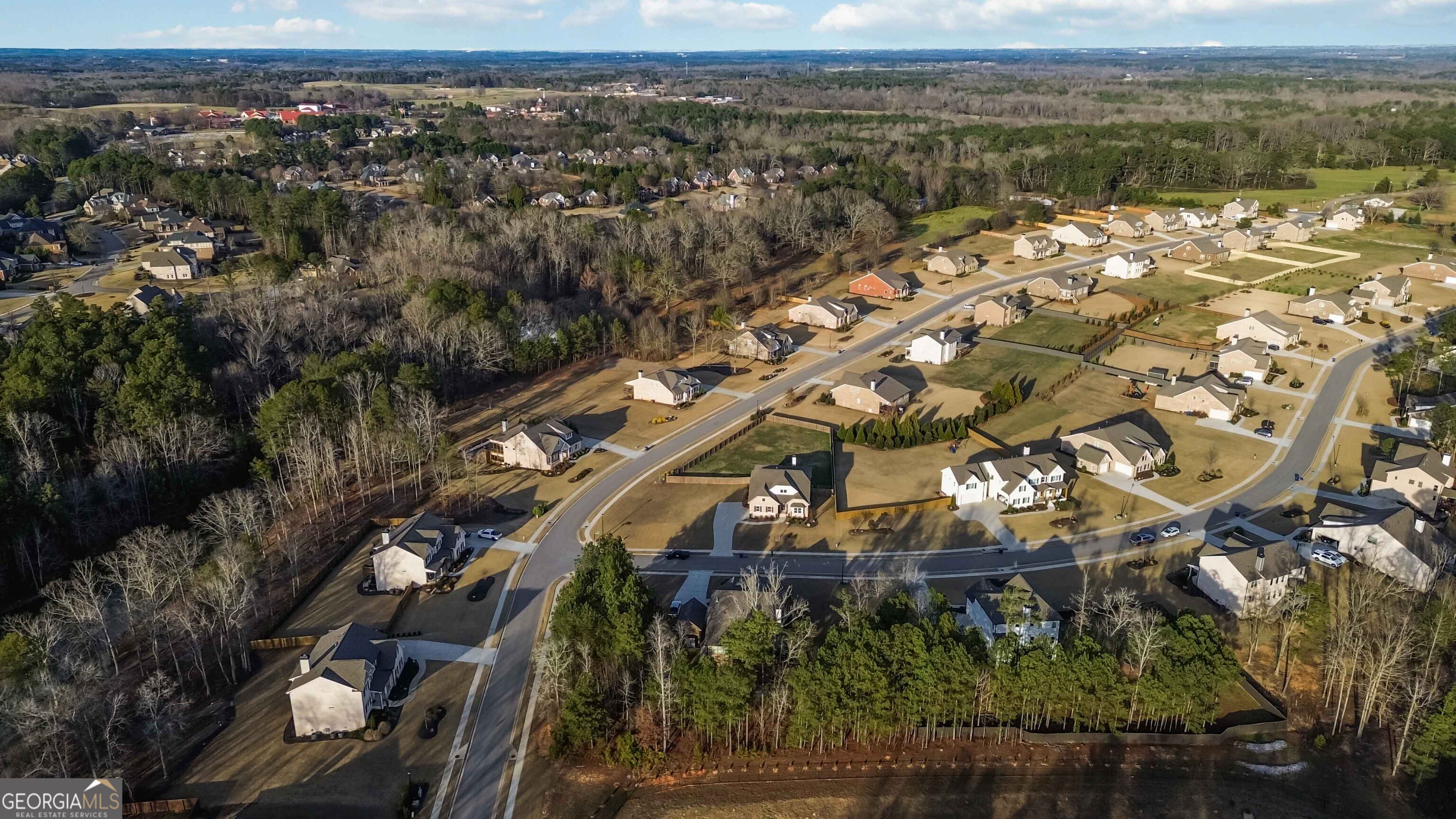 2950 Stone Road Watkinsville, GA 30677 - Photo 48 of 53 an aerial view of residential building and lake