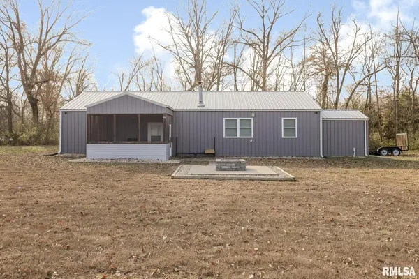a backyard of a house