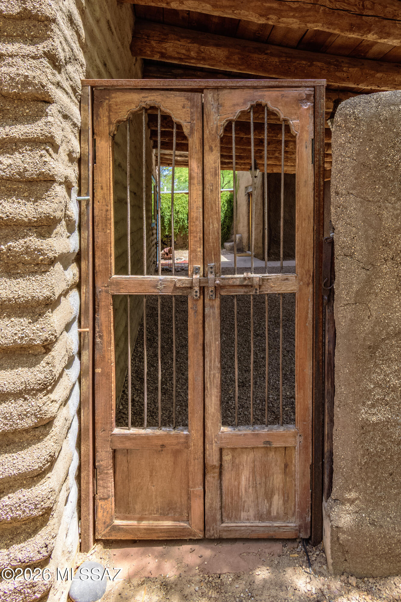 5092 East Fort Lowell Road Tucson, AZ 85712 - Photo 28 of 37 Side Yard Historic Door