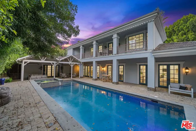 front view of a house with a street