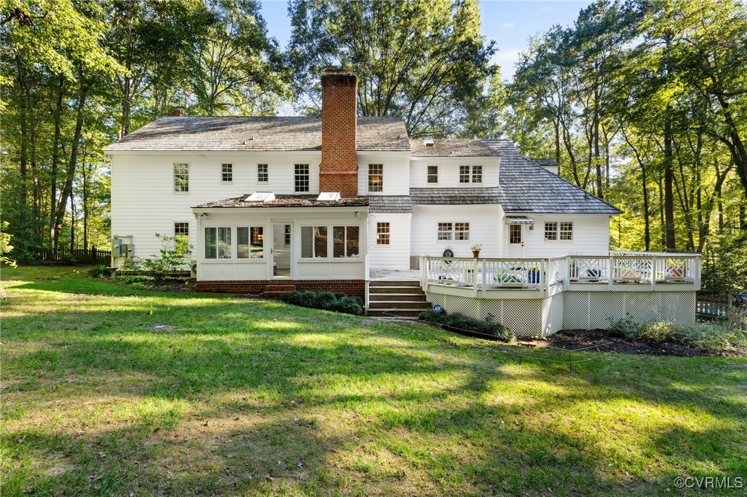 17 Dahlgren Road Richmond, VA 23238 - Photo 47 of 49 a front view of a house with swimming pool and green space