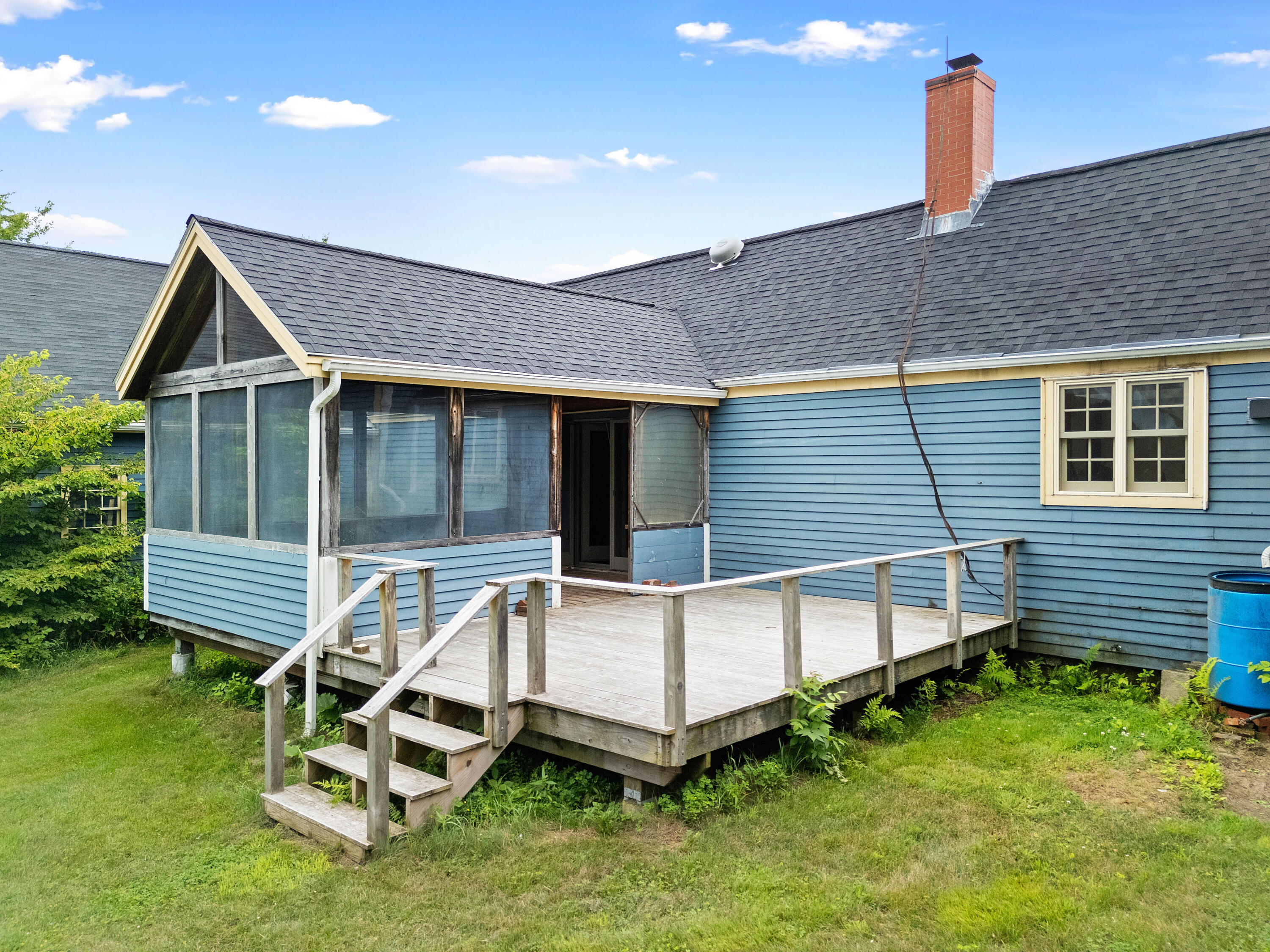 549 Litchfield Road Bowdoin, ME 04287 - Photo 85 of 104 Rear of Home and Deck