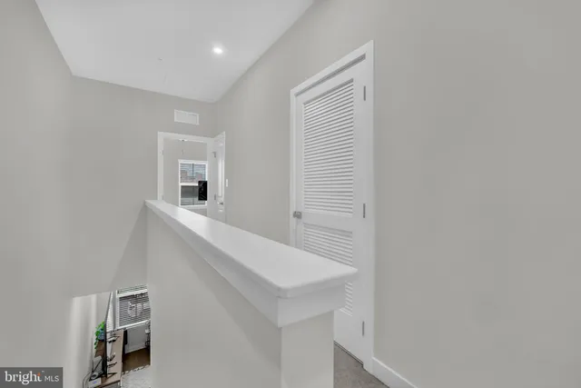 a front view of a building with street