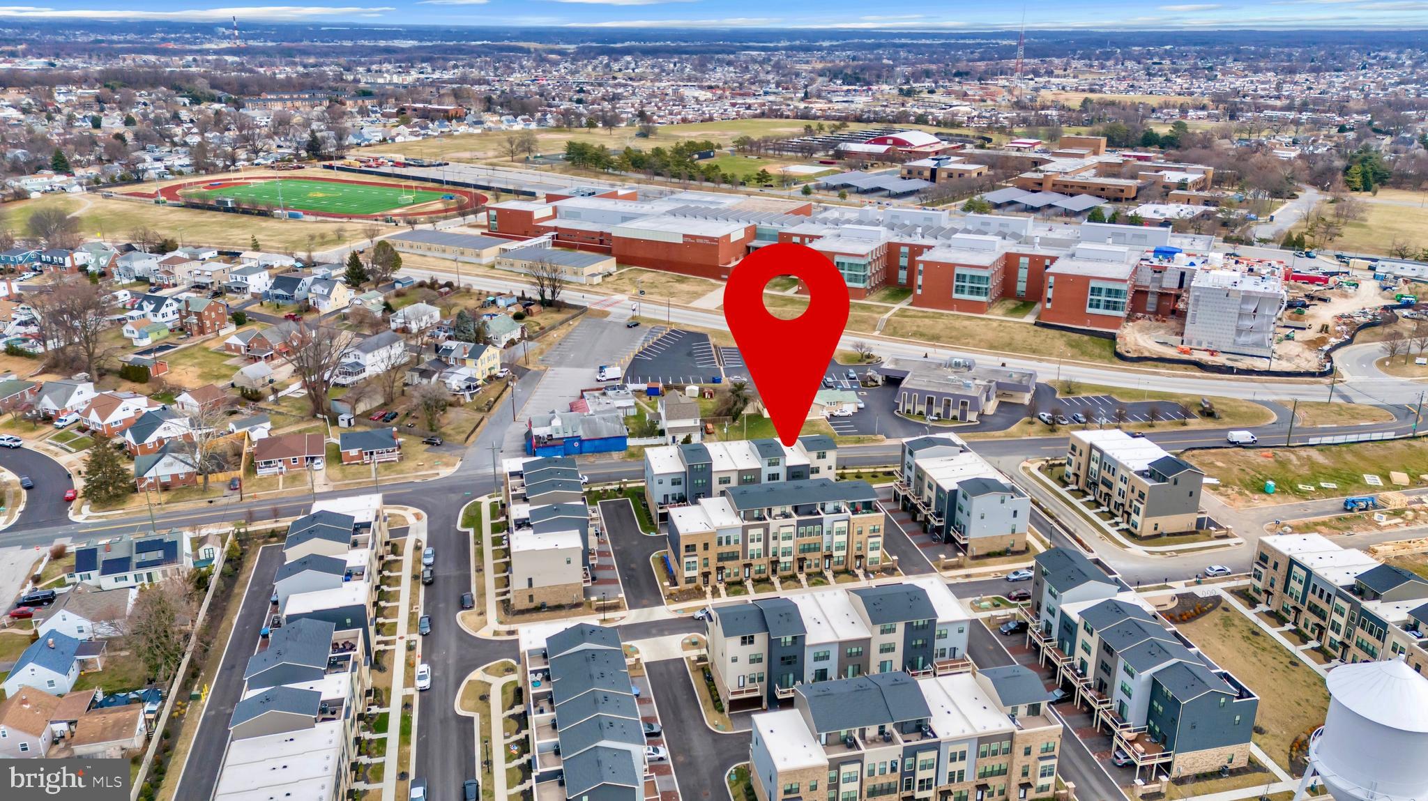 7111 Sollers Point Road Baltimore, MD 21222 - Photo 44 of 61 an aerial view of a city with lots of residential buildings