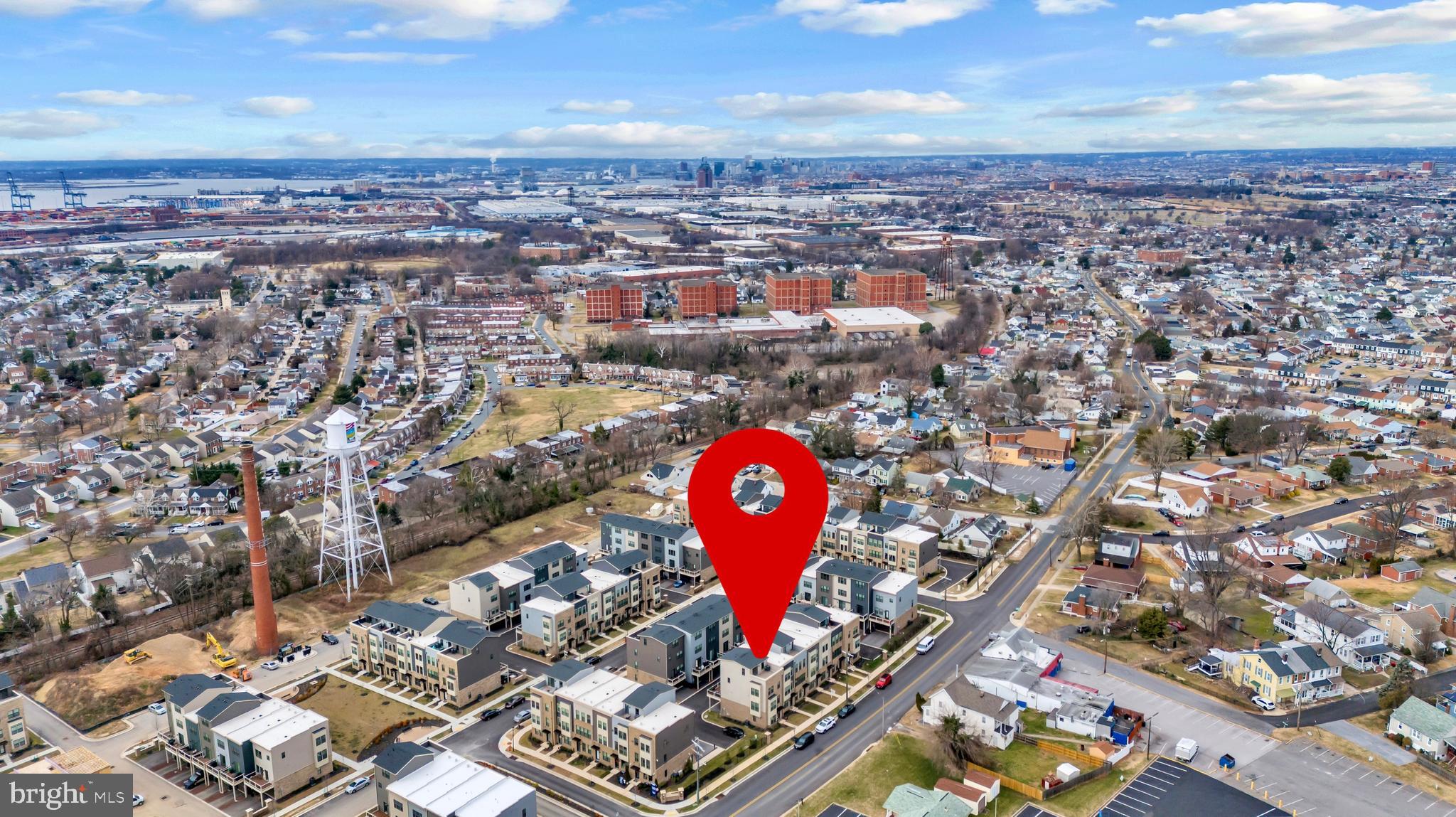 7111 Sollers Point Road Baltimore, MD 21222 - Photo 45 of 61 an aerial view of a city