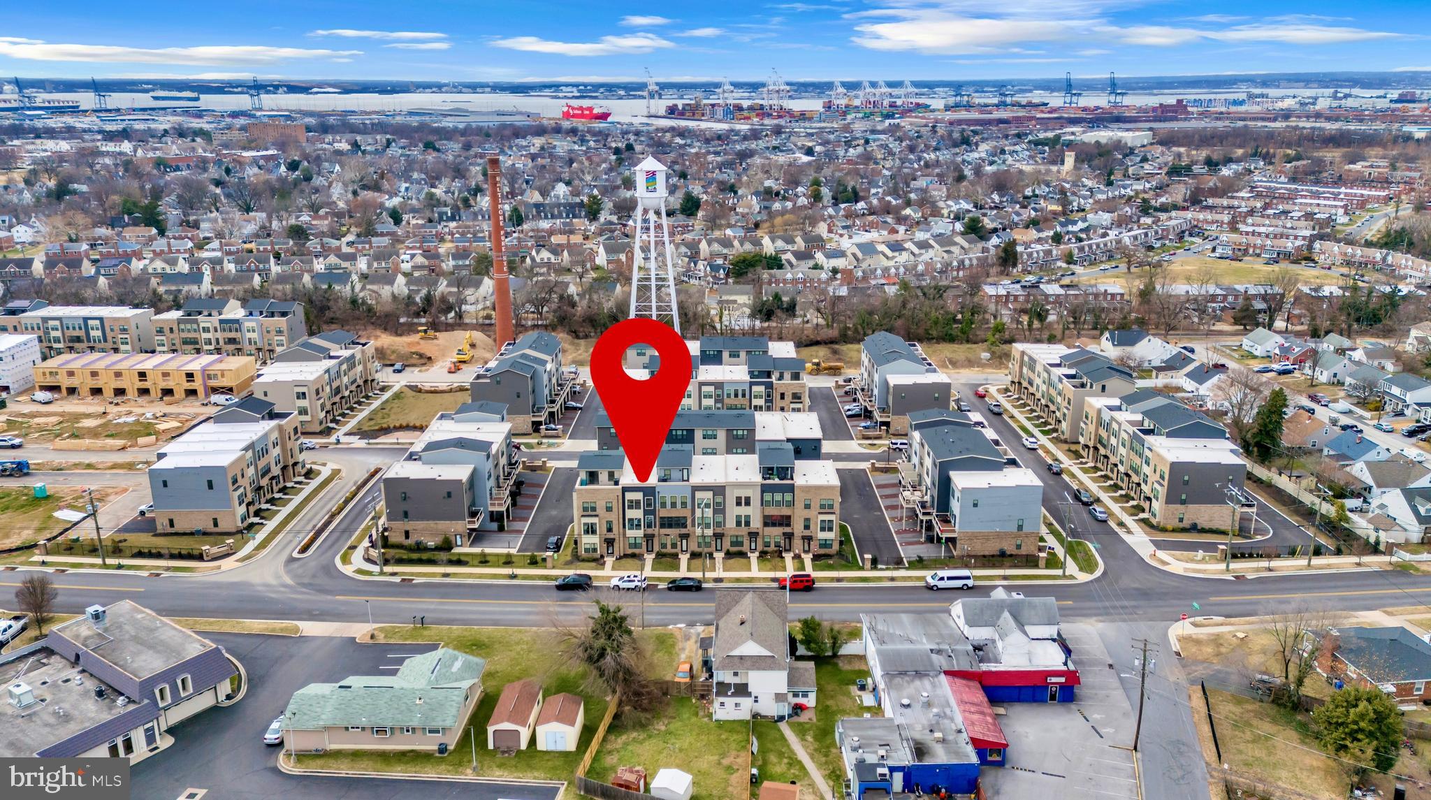 7111 Sollers Point Road Baltimore, MD 21222 - Photo 46 of 61 an aerial view of a city