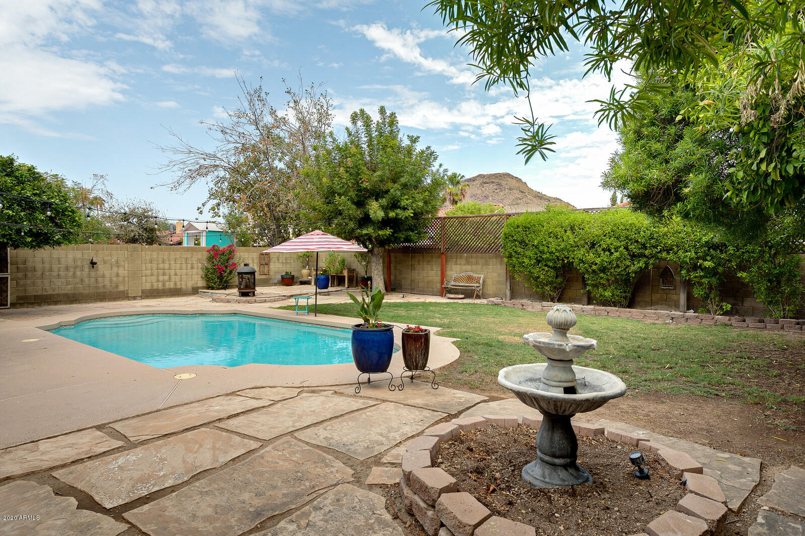 1838 East Redfield Road Phoenix, AZ 85022 - Photo 16 of 64 Backyard with mountain views