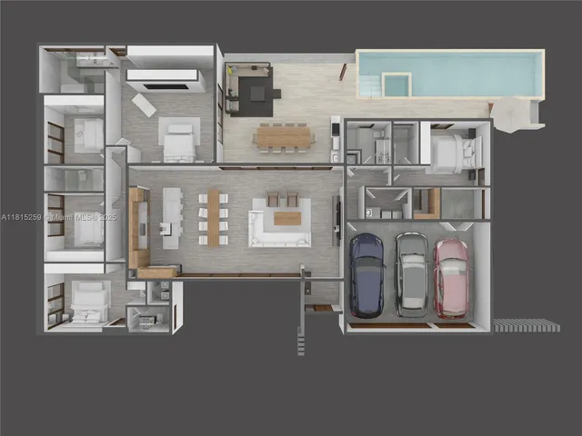 a front view of a house with entryway