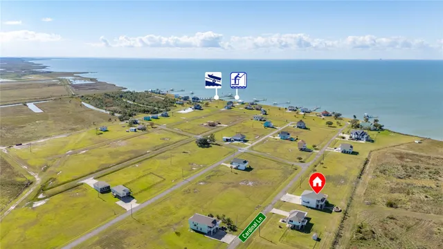 a view of a swimming pool with an ocean view