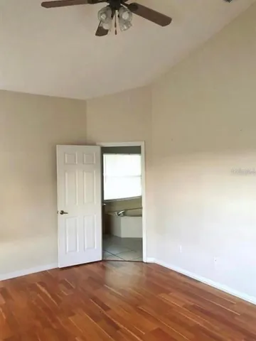 wooden floor in an empty room