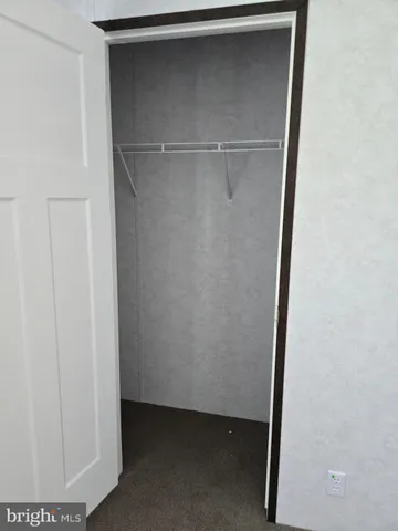 a close view of closet