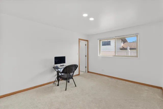 a view of a workspace with a window