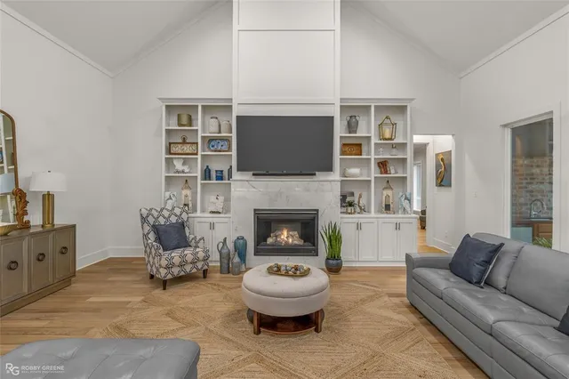 a outdoor living space with furniture and a potted plant