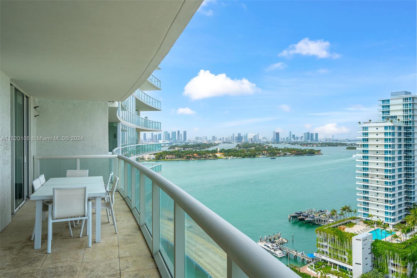 450 Alton Road, Unit 2006 Miami Beach, FL 33139 - Photo 30 of 51 a view of lake from balcony