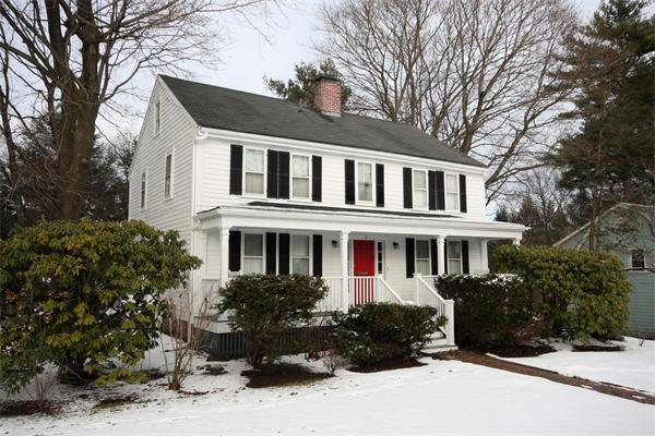 9 Burdean Road Newton, MA 02459 - Photo 1 of 1 a front view of a house with a yard