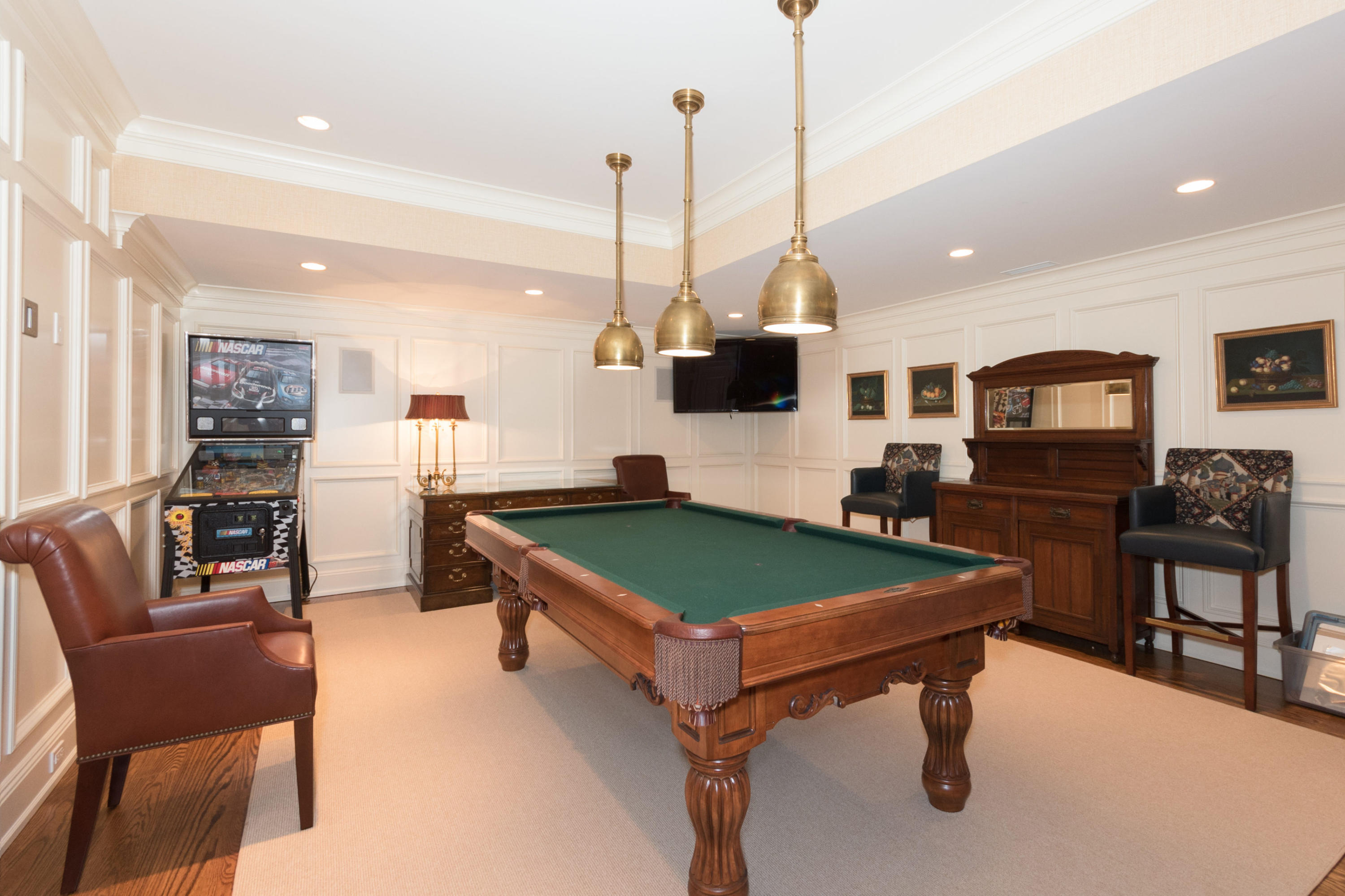300 Brookside Road Darien, CT 06820 - Photo 27 of 41 a room with pool table and windows