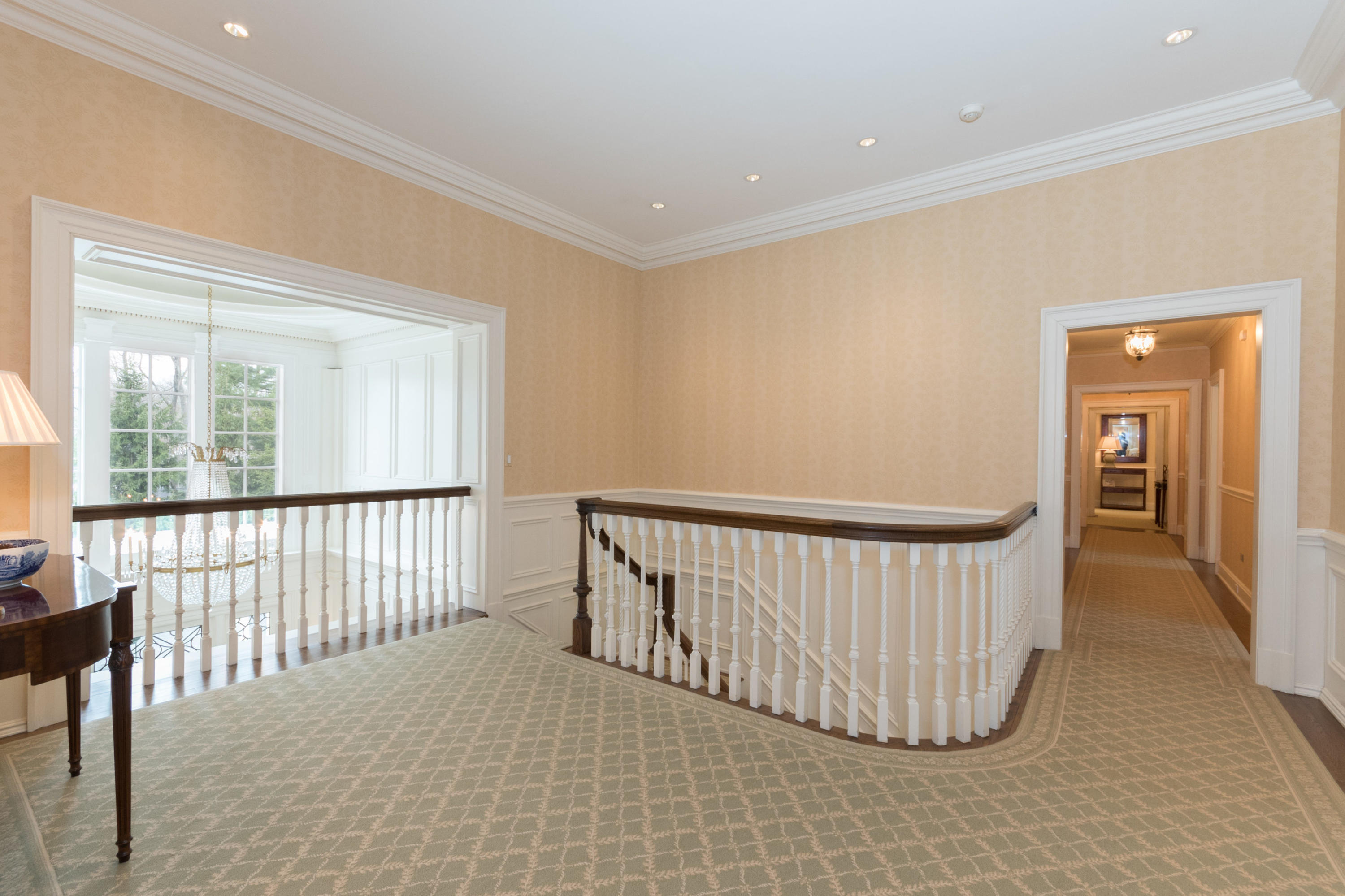 300 Brookside Road Darien, CT 06820 - Photo 30 of 41 a view of a hallway with windows