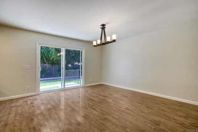 a view of an empty room with window