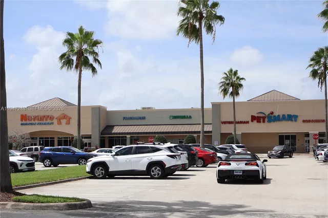 a car parked in front of a store
