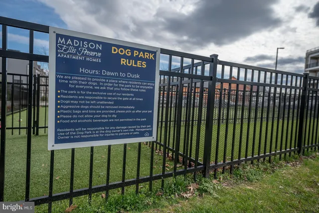 a front view of a building with street