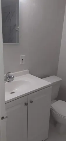 a bathroom with a sink and a toilet