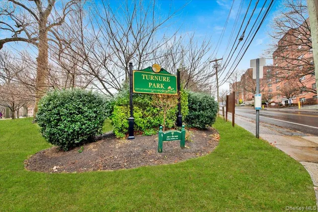 front view of a brick building