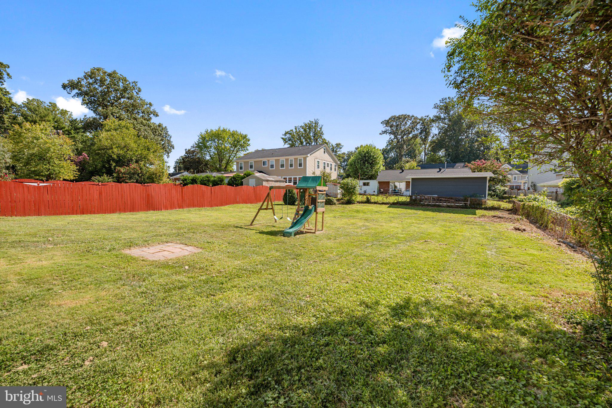 7214 Reservoir Road Springfield, VA 22150 - Photo 37 of 45 Expansive Fenced Backyard