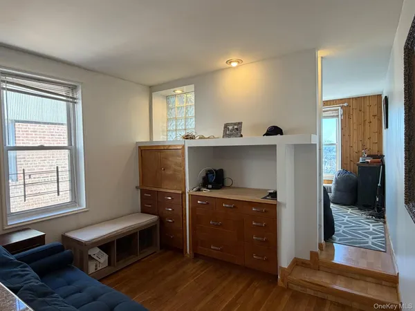 a room with furniture and window