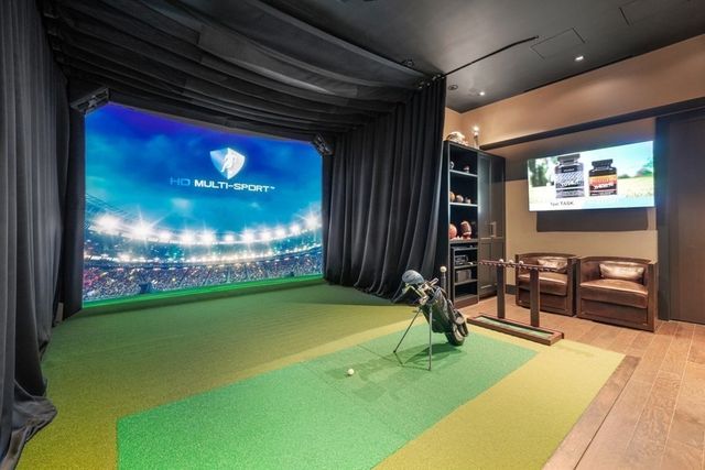 a view of swimming pool with chairs in patio
