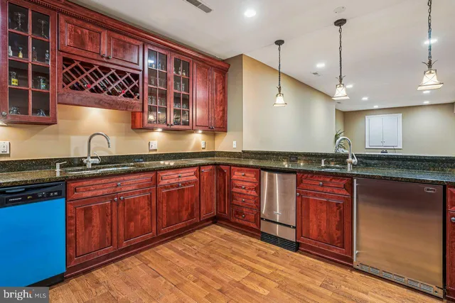 a view of stairs and yard