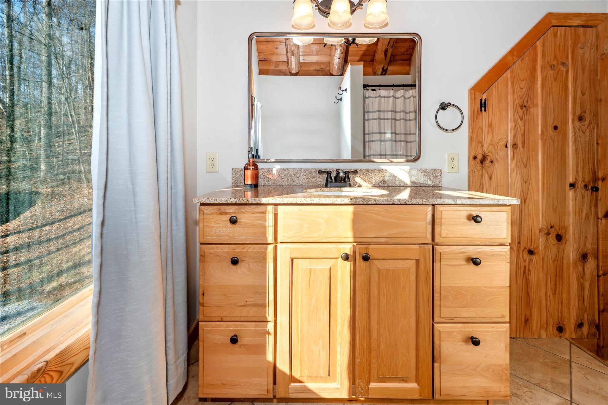 12804 Spruce Run Road Myersville, MD 21773 - Photo 24 of 72 a bathroom with a sink vanity and mirror