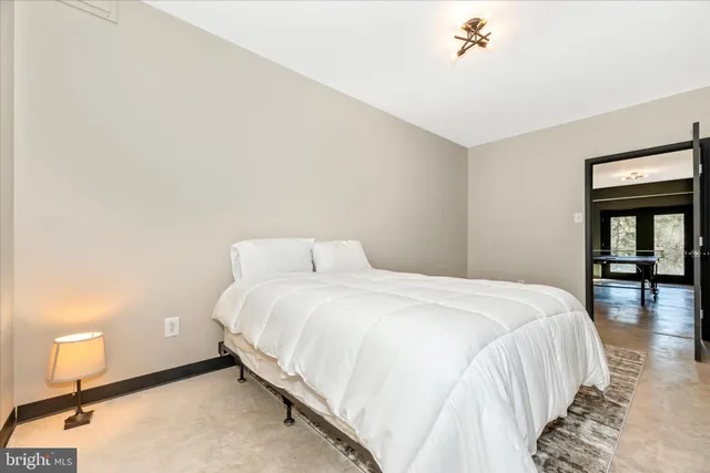 a view of backyard of house