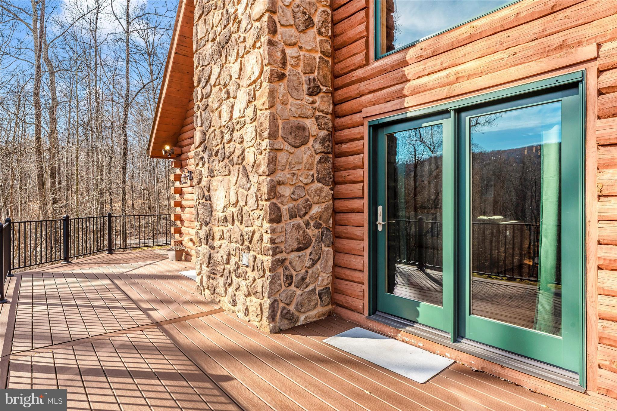 12804 Spruce Run Road Myersville, MD 21773 - Photo 49 of 72 a view of a brick wall with a door and a window