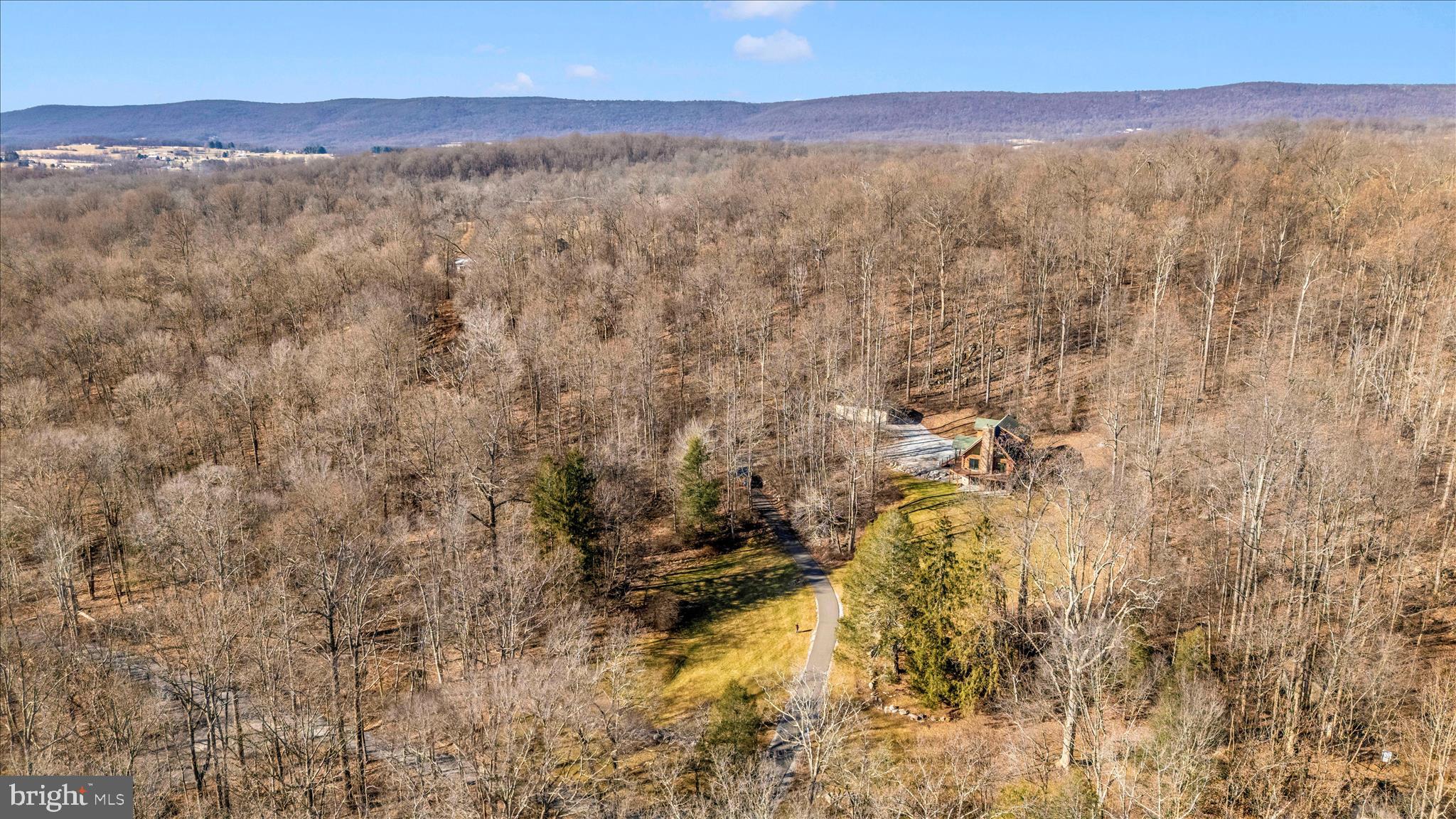 12804 Spruce Run Road Myersville, MD 21773 - Photo 57 of 72 a view of a forest with mountains in the background