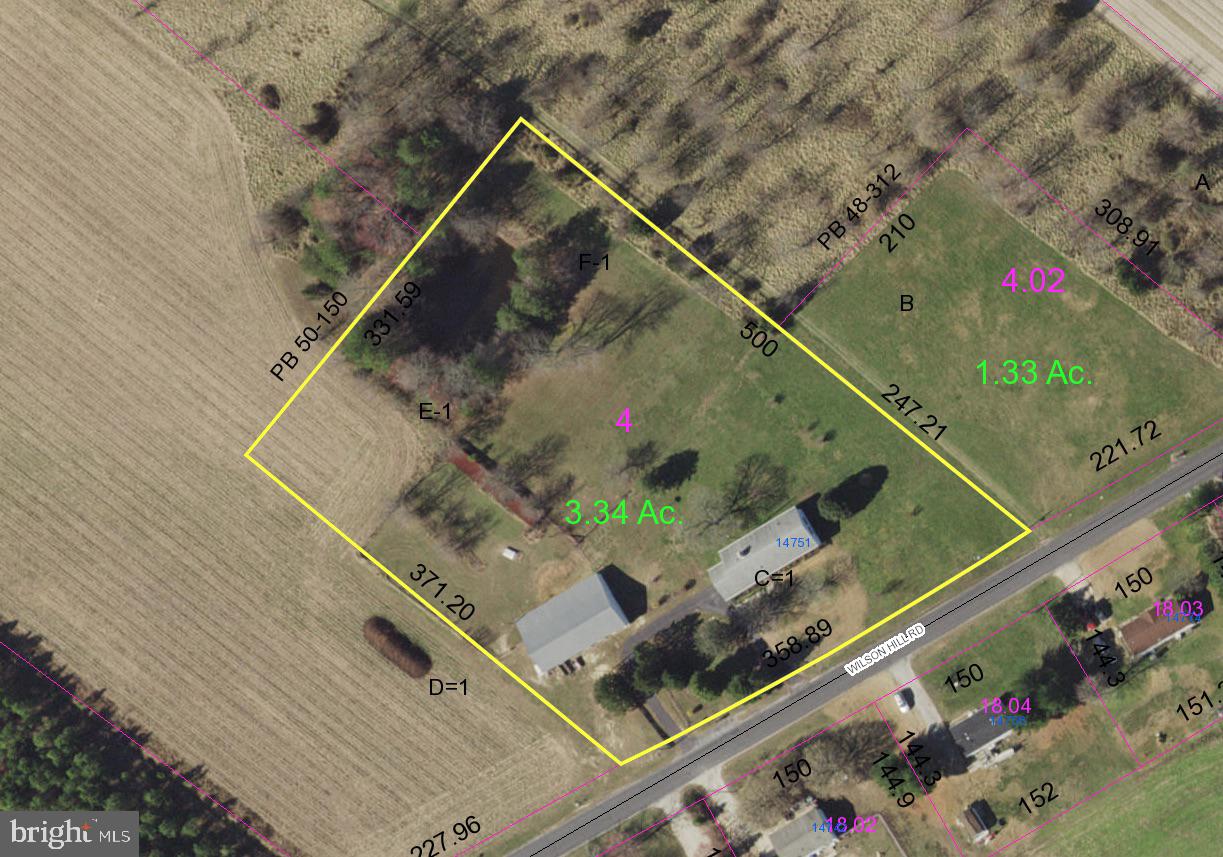 14751 Wilson Hill Road Georgetown, DE 19947 - Photo 2 of 25 *Not approx. outline of property.