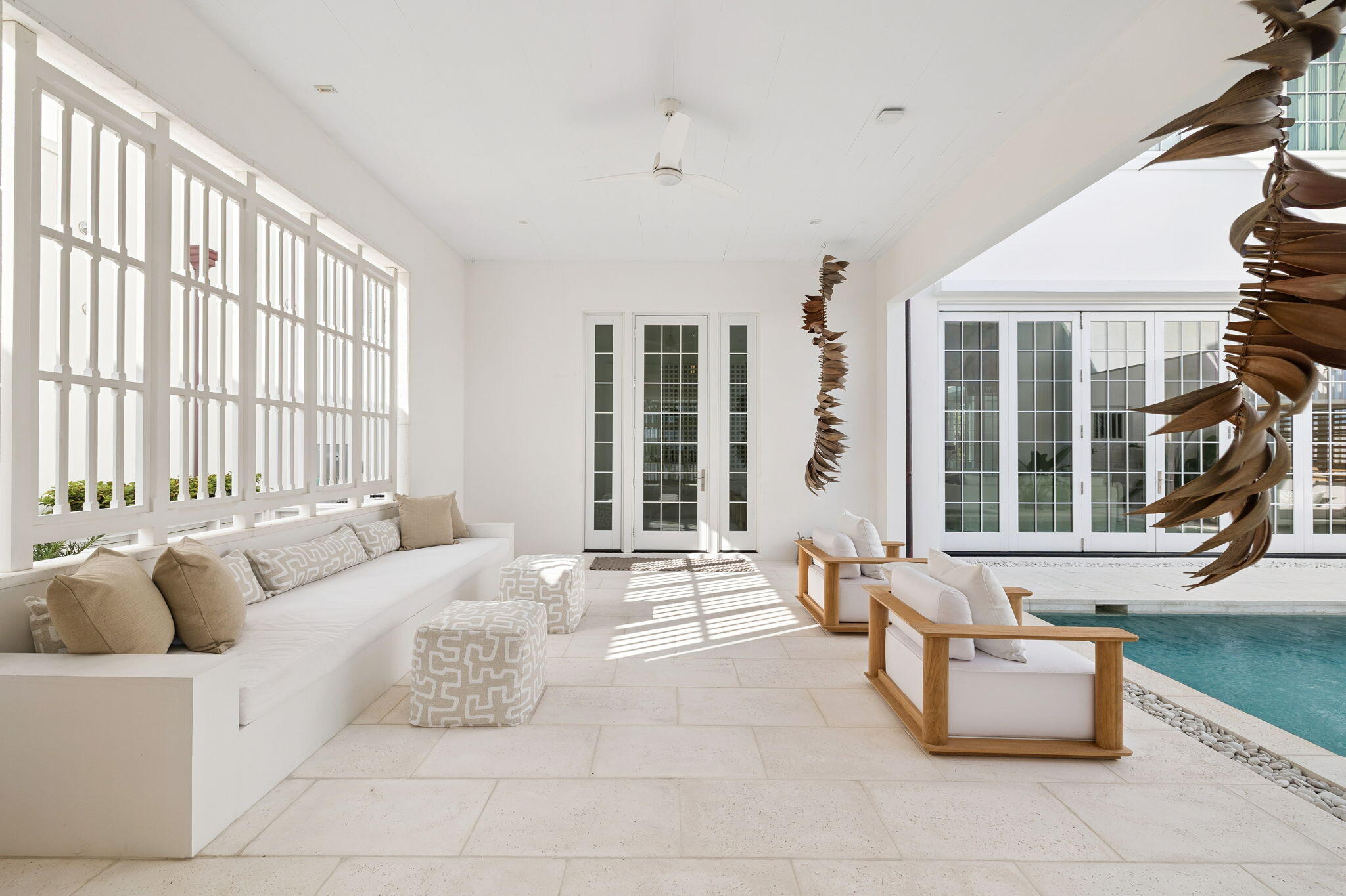 53 Portico Ln Inlet Beach Inlet Beach, FL 32461 - Photo 15 of 47 a living room with furniture and floor to ceiling windows