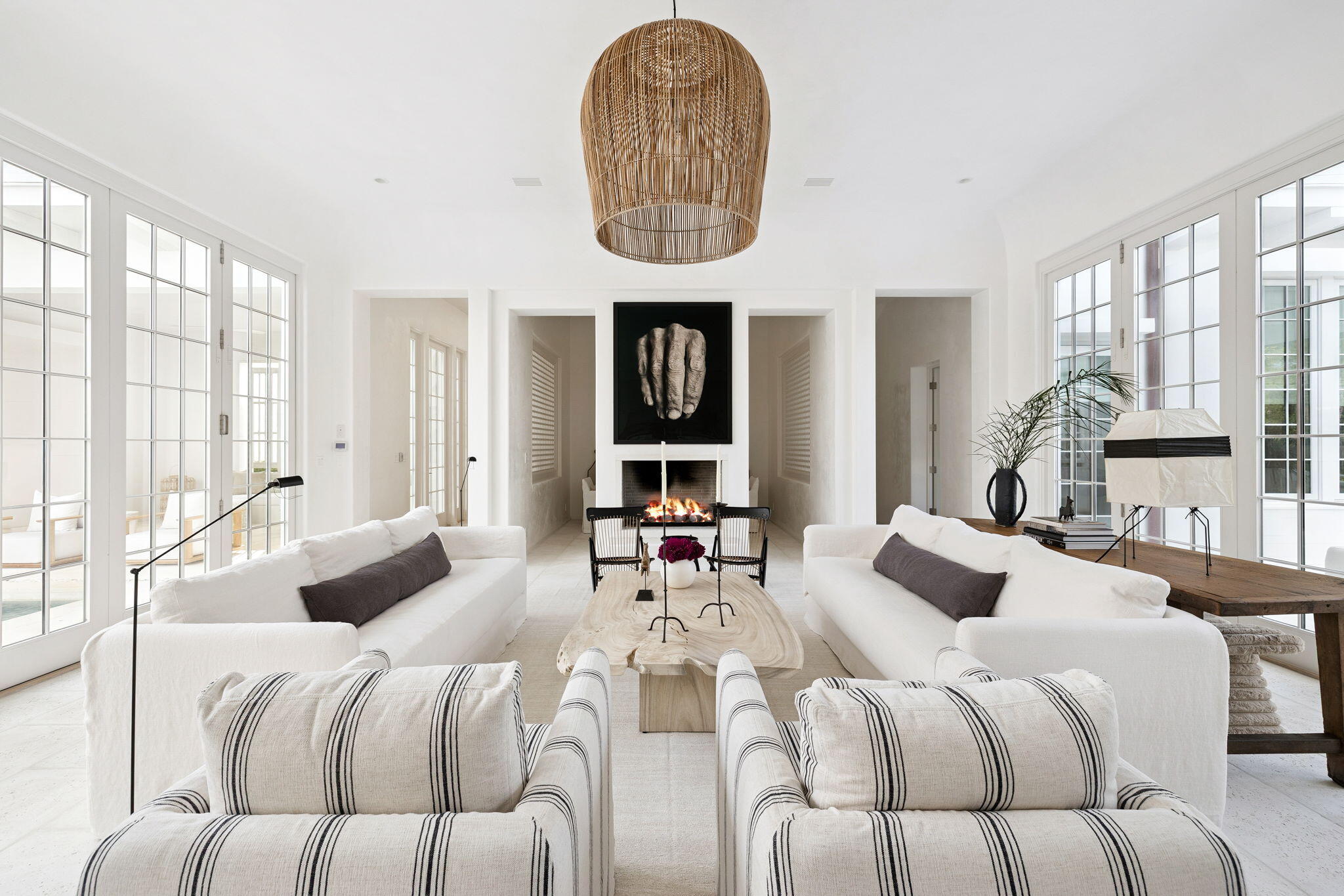 53 Portico Ln Inlet Beach Inlet Beach, FL 32461 - Photo 5 of 41 a bedroom with a large bed and a large window