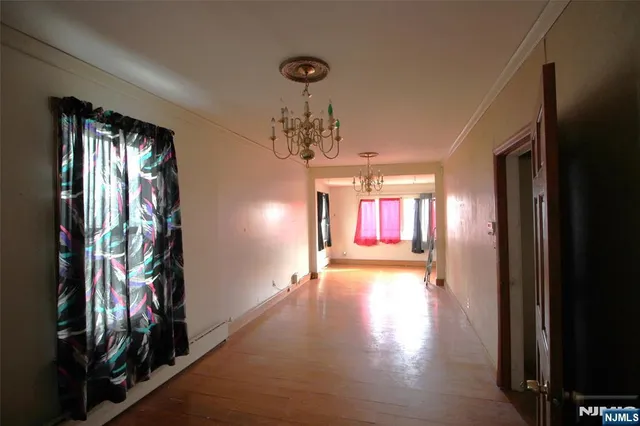 a view of a hallway with interior of the house