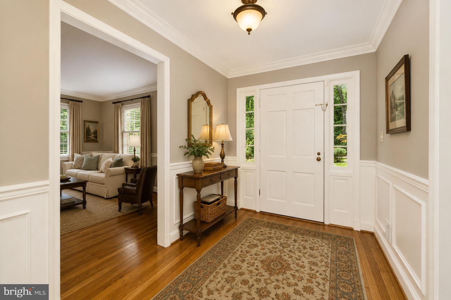 1100 Notley Road Silver Spring, MD 20904 - Photo 5 of 54 Virtually Staged Entry Foyer; so welcoming!