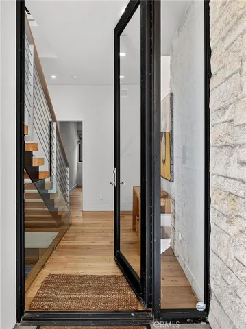 a view of a terrace with furniture