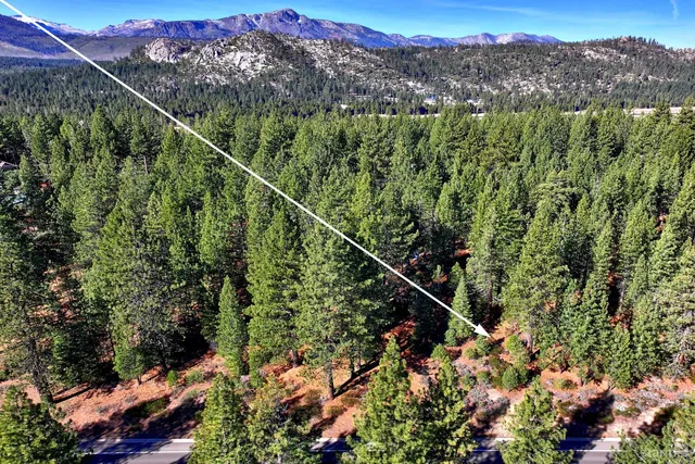 a view of a city with a mountain