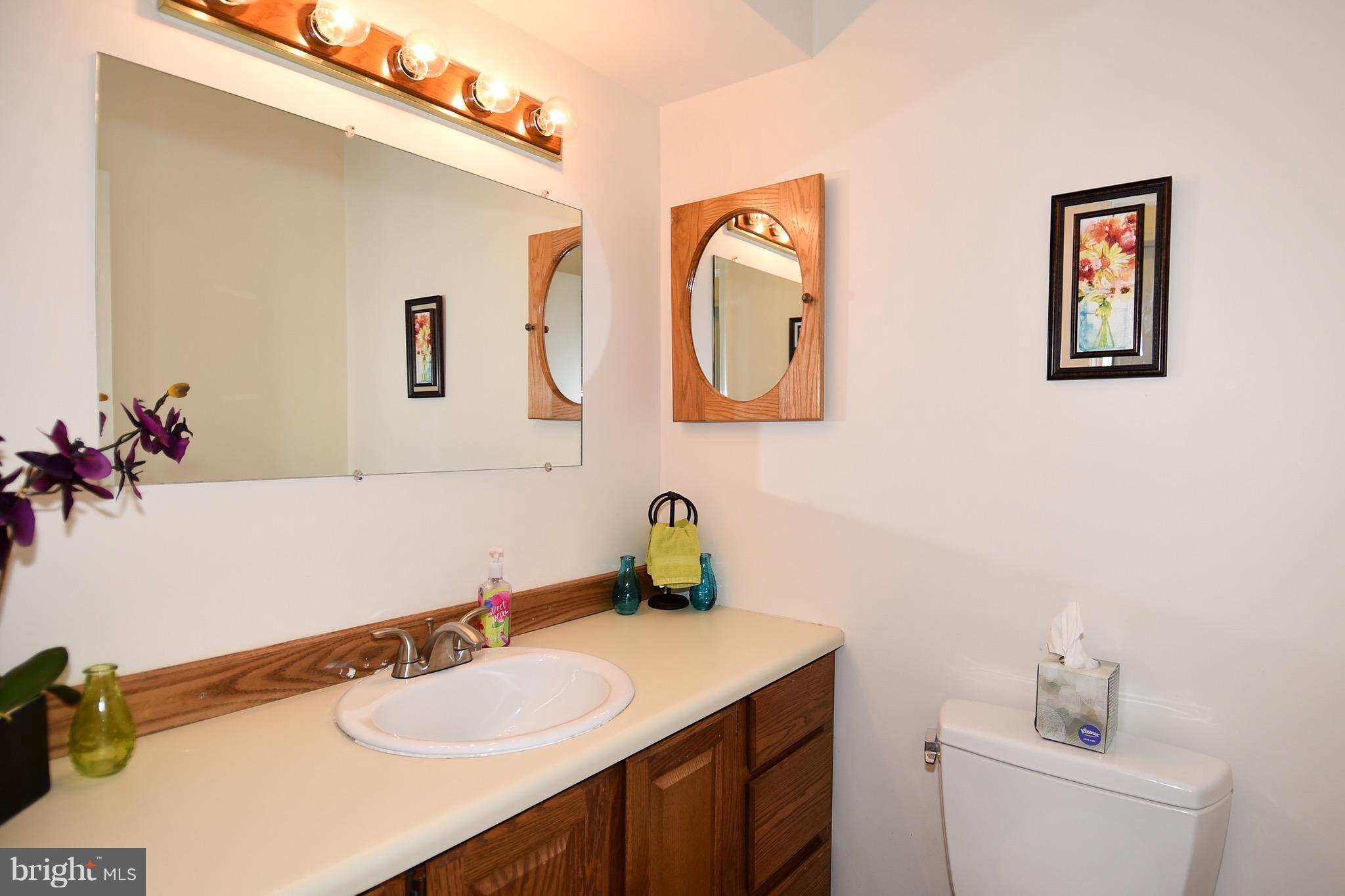 10313 Abbott Road Manassas, VA 20110 - Photo 15 of 30 a bathroom with a sink vanity and a mirror